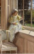 Alma-Tadema, Sir Lawrence Laura Alma-Tadema (mk23) France oil painting artist